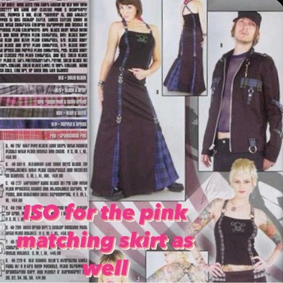 ((FOUND)) Lip Service skull tank & skirt set in color pink!! - Picture 2 of 5